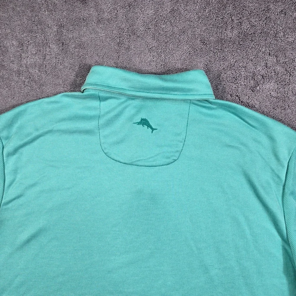 Tommy Bahama Polo Shirt Mens S Green Excellent Modal Blend Short Sleeve ST226187